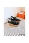 Hermes Havane 30 Sandals in Black Calfskin Leather Replica
