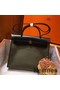 Hermes Herbag Zip 31cm Bag In Black And Canopee Replica