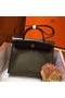 Hermes Herbag Zip 31cm Bag In Black And Canopee Replica