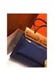 Hermes Herbag Zip 31cm Bag In Brown And Blue Replica