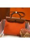 Hermes Herbag Zip 31cm Bag In Brown And Orange Replica
