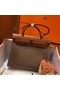 Hermes Herbag Zip 31cm Bag In Brown And Taupe Replica