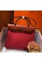 Hermes Herbag Zip 31cm Bag In Camel And Bordeaux Replica