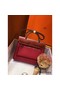Hermes Herbag Zip 31cm Bag In Camel And Bordeaux Replica