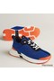 Hermes Heros Sneakers in Blue Technical Knit Replica