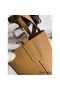 Hermes In The Loop 18 Handmade Bag in Biscuit Clemence Leather Replica