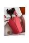 Hermes In The Loop 18 Handmade Bag in Rose Lipstick Clemence Leatherther Replica