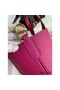 Hermes In The Loop 18 Handmade Bag in Rose Purple Clemence Leatherther Replica