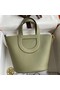 Hermes In The Loop 18 Handmade Bag in Sauge Clemence Leatherther Replica