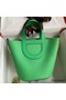 Hermes In The Loop 18 Handmade Bag in Vert Comics Clemence Leather Replica