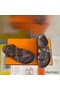 Hermes Inboard Sandals in Burgundy Leather and Ribbon Replica