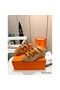 Hermes Isabella 30 Sandals in Brown Calfskin Replica