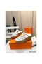Hermes Isabella 30 Sandals in White Calfskin Replica