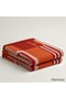 Hermes Ithaque Blanket in Cuivre Wool and Cashmere Replica