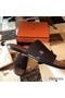 Hermes Izmir Sandals In Chocolate Suede Leather Replica
