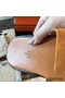 Hermes Izmir Sandals In Orange Suede Leather Replica
