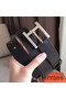 Hermes James 35MM Belt In Black Box Calfskin Replica