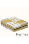 Hermes Jaune Avalon Bayadere Throw Blanket Replica