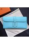 Hermes Jige Elan 29 Clutch Bag In Blue Atoll Epsom Calfskin Replica