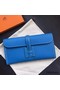 Hermes Jige Elan 29 Clutch Bag In Blue Epsom Calfskin Replica