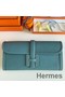 Hermes Jige Elan 29 Clutch Bag In Blue Jean Epsom Leather Replica