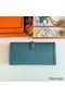 Hermes Jige Elan 29 Clutch Bag In Blue Jean Epsom Leather Replica