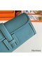 Hermes Jige Elan 29 Clutch Bag In Blue Jean Epsom Leather Replica