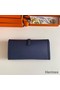 Hermes Jige Elan 29 Clutch Bag In Blue Saphir Epsom Leather Replica