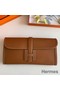 Hermes Jige Elan 29 Clutch Bag In Gold Epsom Leather Replica