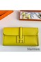 Hermes Jige Elan 29 Clutch Bag In Lime Swift Calfskin Replica