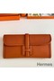 Hermes Jige Elan 29 Clutch Bag In Orange Epsom Leather Replica