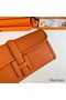 Hermes Jige Elan 29 Clutch Bag In Orange Epsom Leather Replica