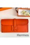 Hermes Jige Elan 29 Clutch Bag In Orange Swift Calfskin Replica