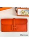 Hermes Jige Elan 29 Clutch Bag In Orange Swift Calfskin Replica