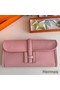 Hermes Jige Elan 29 Clutch Bag In Pink Swift Calfskin Replica
