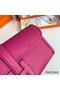 Hermes Jige Elan 29 Clutch Bag In Rose Purple Swift Calfskin Replica