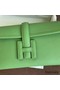 Hermes Jige Elan 29 Clutch Bag In Vert Criquet Epsom Leather Replica