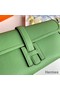 Hermes Jige Elan 29 Clutch Bag In Vert Criquet Swift Calfskin Replica