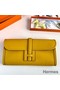 Hermes Jige Elan 29 Clutch Bag In Yellow Swift Calfskin Replica