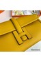 Hermes Jige Elan 29 Clutch Bag In Yellow Swift Calfskin Replica