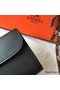 Hermes Jige Elan 29 Clutch In Black Epsom Leather Replica