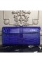 Hermes Jige Elan 29 Clutch In Blue Electric Crocodile Leather Replica