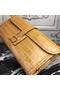 Hermes Jige Elan 29 Clutch In Camarel Crocodile Leather Replica