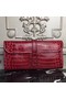 Hermes Jige Elan 29 Clutch In Dark Red Crocodile Leather Replica
