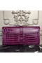 Hermes Jige Elan 29 Clutch In Fuchsia Crocodile Leather Replica