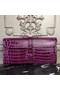Hermes Jige Elan 29 Clutch In Fuchsia Crocodile Leather Replica