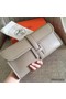 Hermes Jige Elan 29 Clutch In Grey Swift Calfskin Replica