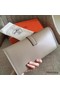 Hermes Jige Elan 29 Clutch In Grey Swift Calfskin Replica