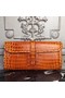 Hermes Jige Elan 29 Clutch In Orange Crocodile Leather Replica