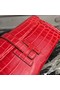 Hermes Jige Elan 29 Clutch In Red Crocodile Leather Replica